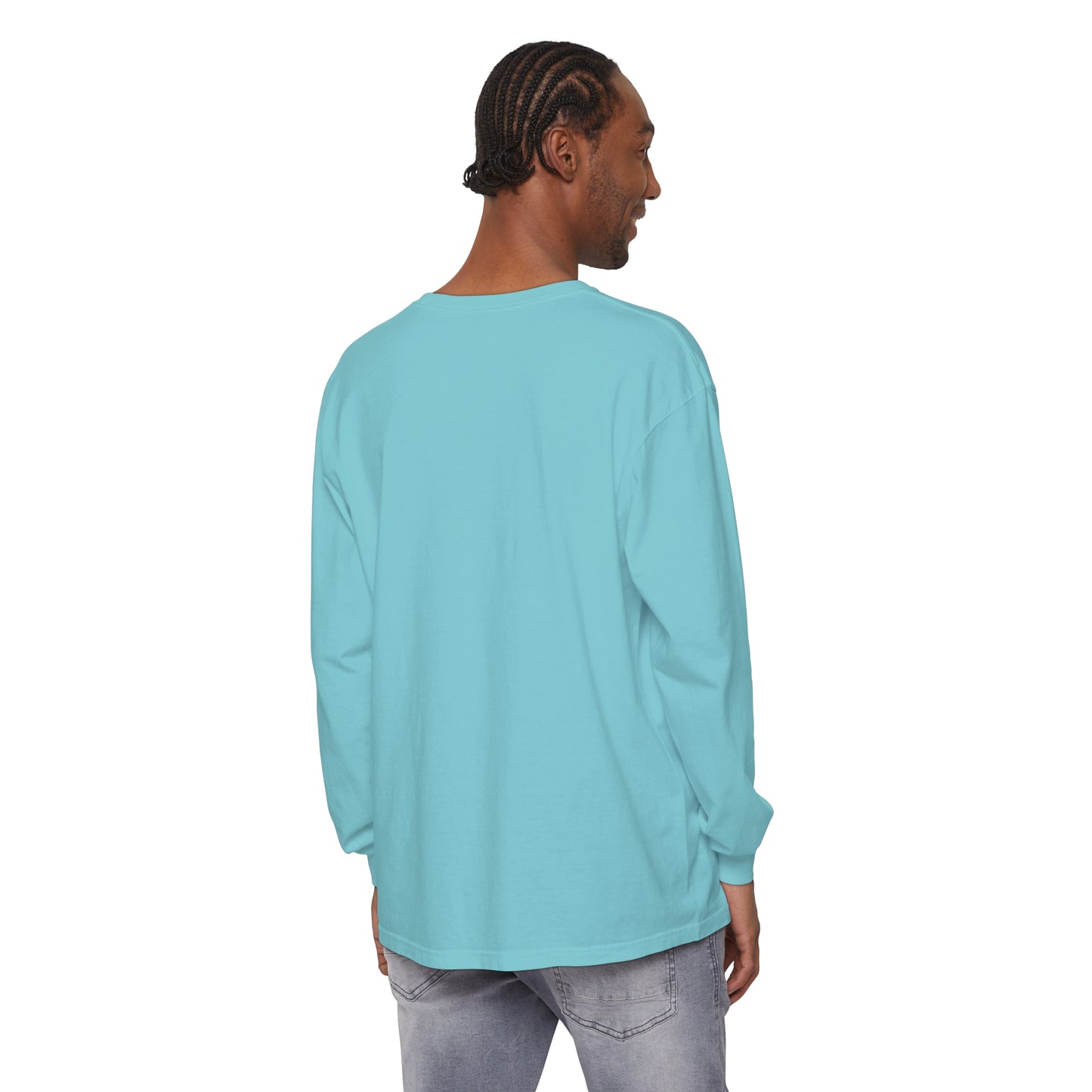 Naughty is a New Nice Unisex Garment-dyed - Long Sleeve T-Shirt