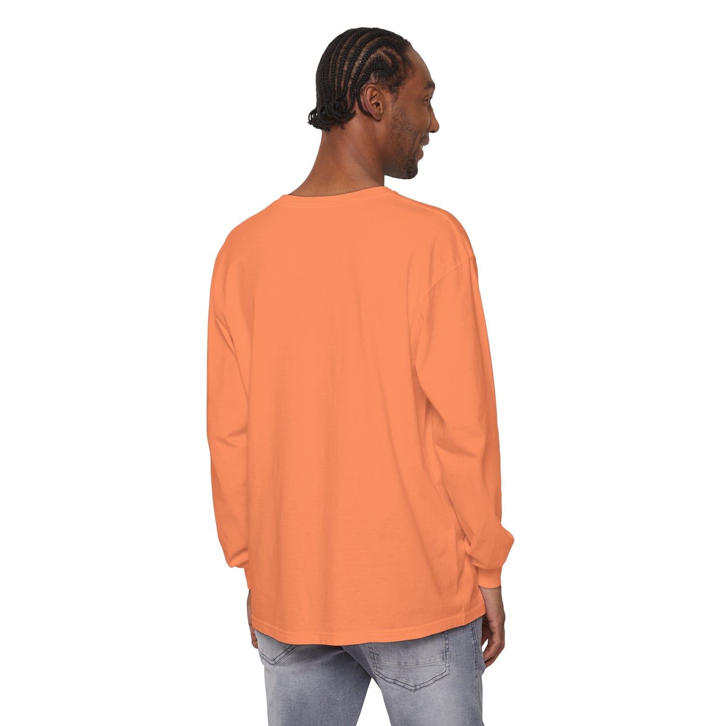 Naughty is a New Nice Unisex Garment-dyed - Long Sleeve T-Shirt