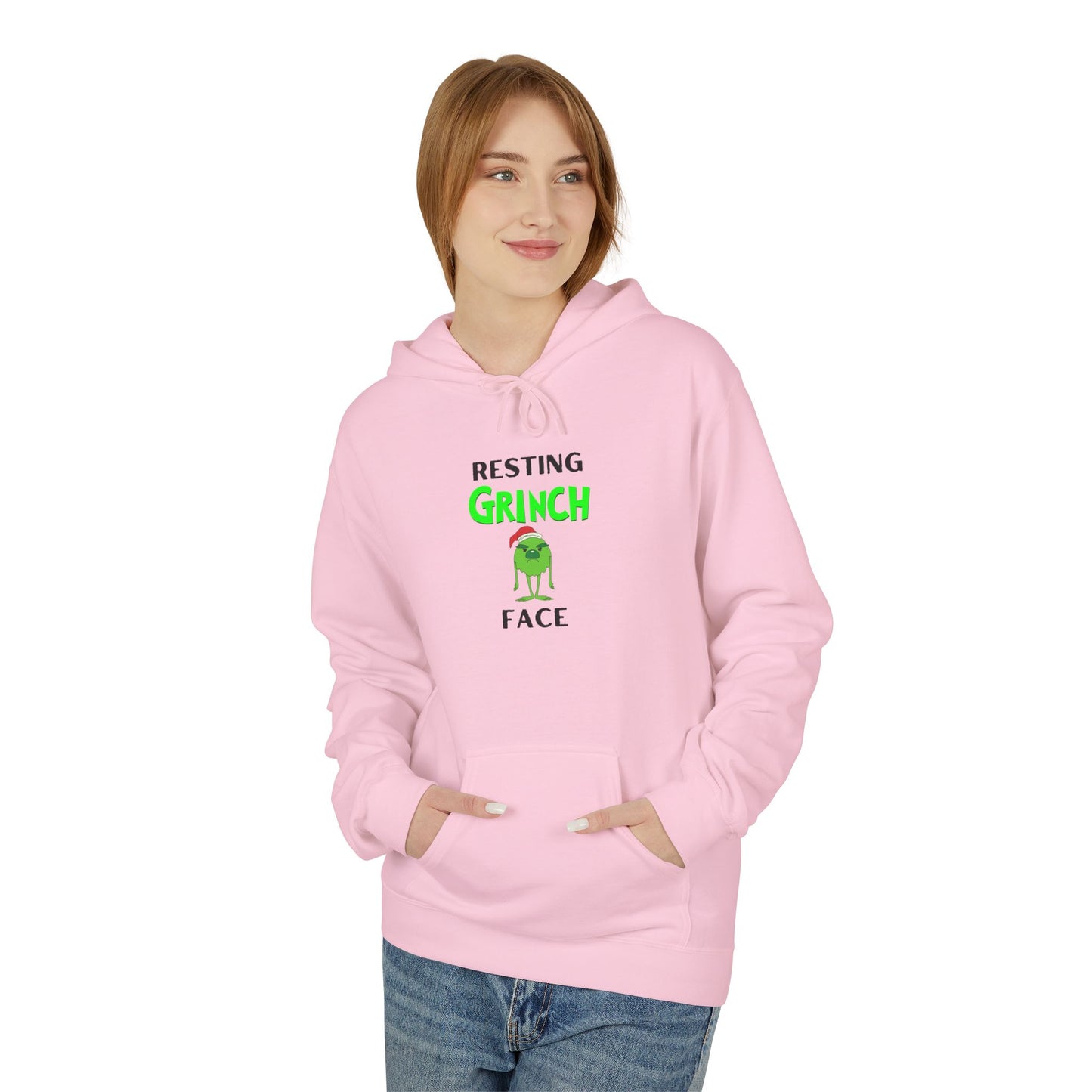 Resting Grinch Face Softstyle Hoodie