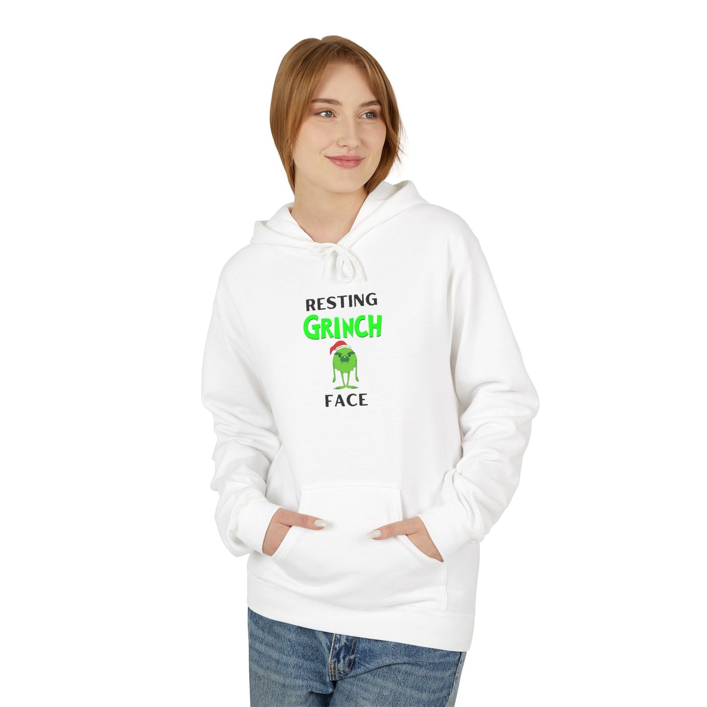 Resting Grinch Face Softstyle Hoodie