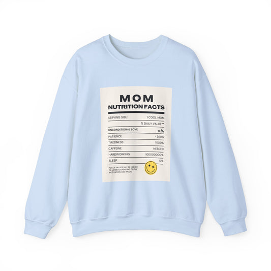 Mom Nutrition Facts Sweatshirt