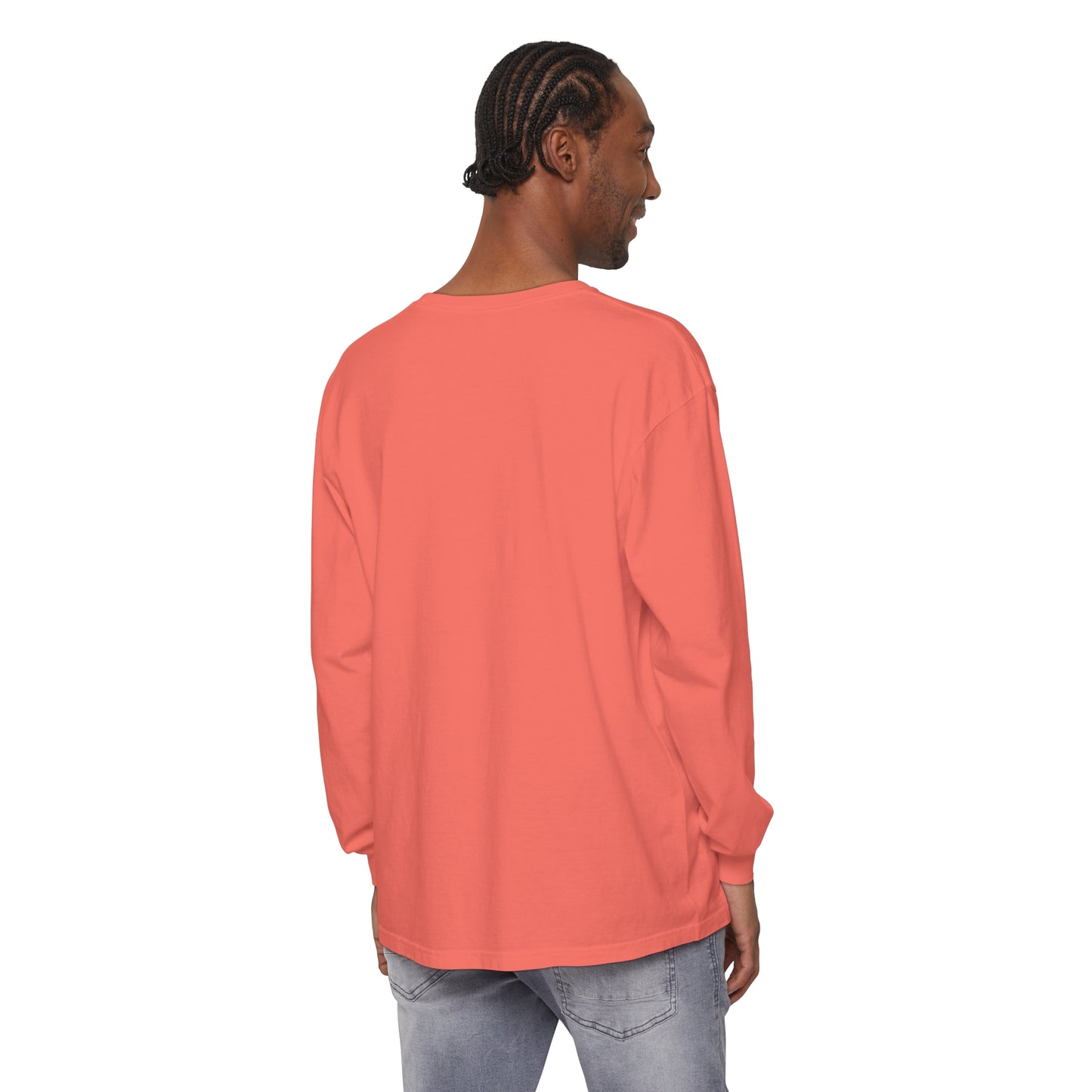 Naughty is a New Nice Unisex Garment-dyed - Long Sleeve T-Shirt