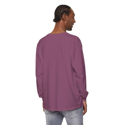 Naughty is a New Nice Unisex Garment-dyed - Long Sleeve T-Shirt